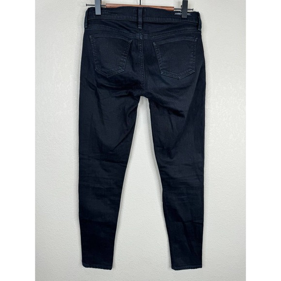 Citizen of Humanity Womens Phantom Skinny Jean Size 25 Black Crop Denim Low Rise - Picture 7 of 15